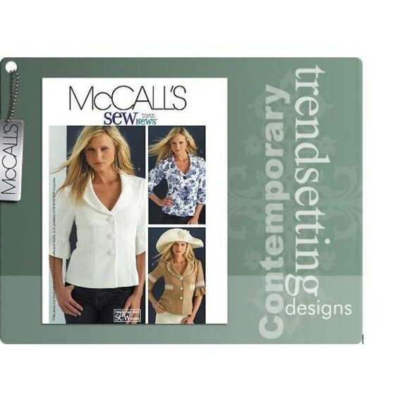 McCalls Sewing Pattern 5329 Lined Jacket Coat Misses Size 14-20 - Picture 1 of 4